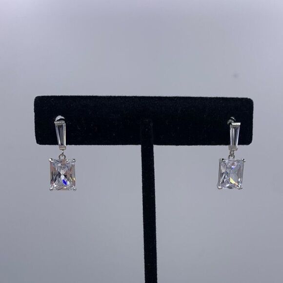 New, no tags, solid sterling, aquamarine, diamonds, intricate silver setting - Picture 12 of 12